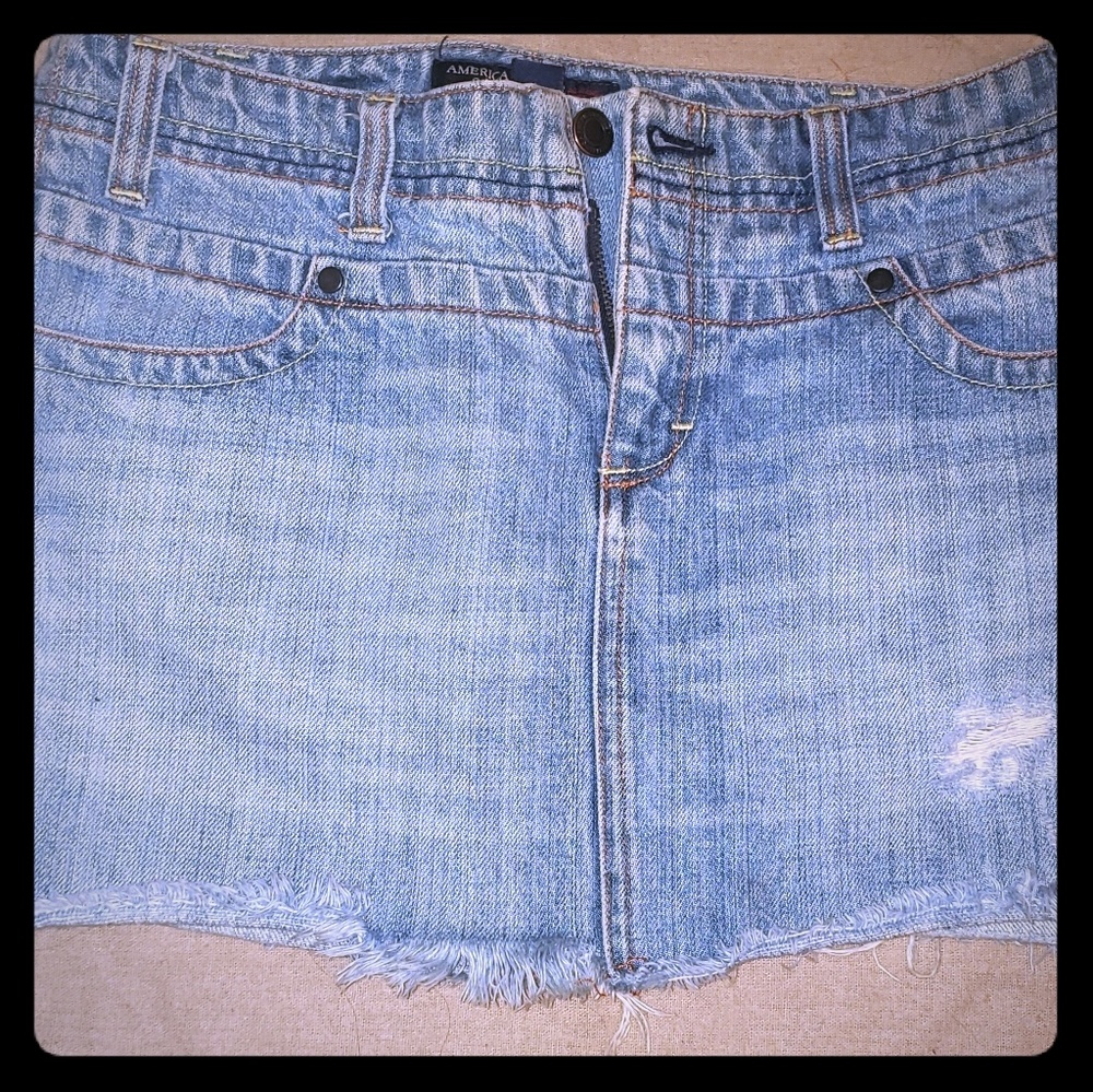 Jean Mini Skirt